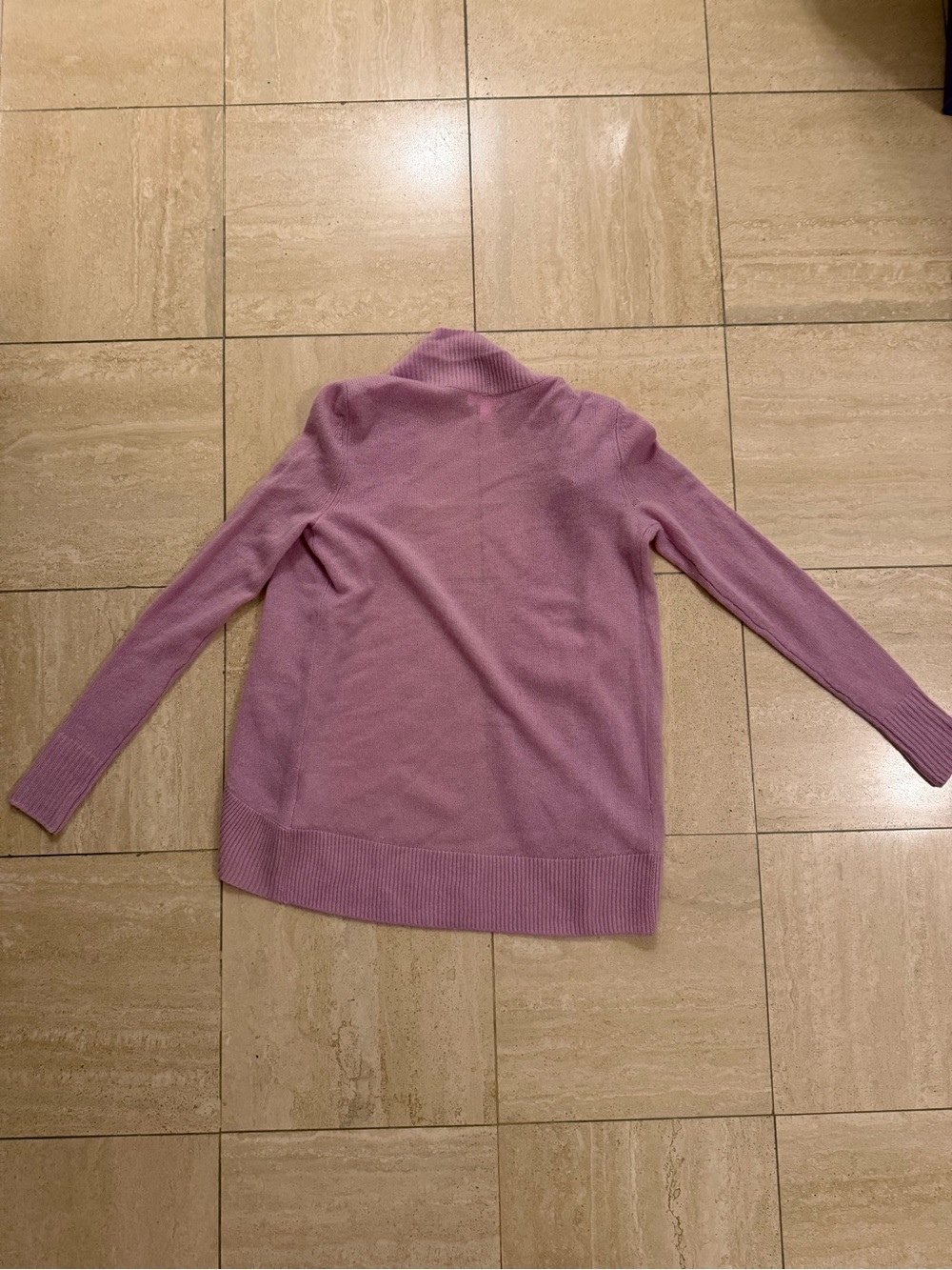 Lilly Pulitzer Lavender/Pink Open-Front Women's Sweater - XS - Picture 2 of 3